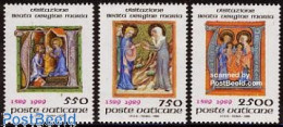 Delcampe - Vatican 1989 Maria Festival 3v, Mint NH, Religion - Religion - Neufs