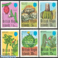 Delcampe - Virgin Islands 1979 Cactus Flowers 6v, Mint NH, Nature - Cacti - Flowers & Plants - Cactus