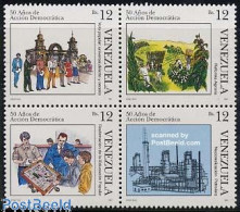Delcampe - Venezuela 1991 Democratic Party 4v [+], Mint NH, Various - Industry - Usines & Industries