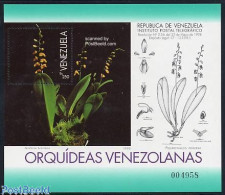 Delcampe - Venezuela 1998 Orchids S/s, Mint NH, Nature - Flowers & Plants - Orchids - Venezuela