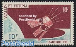 Delcampe - Wallis & Futuna 1966 D1 Satellite 1v, Mint NH, Transport - Various - Space Exploration - Joint Issues - Emissions Communes