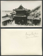 Delcampe - China Old Real Photo Card Summer Palace Bronze Pavilion Pekin Peking Panorama RP - China