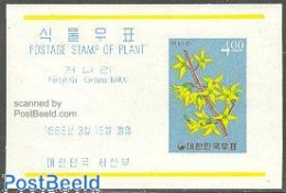 Delcampe - Korea, South 1965 Flora S/s, Mint NH, Nature - Flowers & Plants - Corée Du Sud