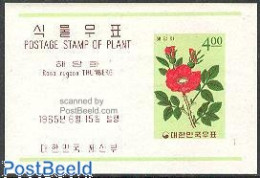 Delcampe - Korea, South 1965 Flora S/s, Mint NH, Nature - Flowers & Plants - Corée Du Sud