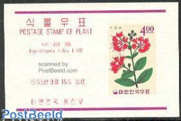 Delcampe - Korea, South 1965 Flora S/s, Mint NH, Nature - Flowers & Plants - Corée Du Sud