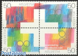 Delcampe - Switzerland 1991 Swiss Federation 4v [+], Mint NH - Ungebraucht