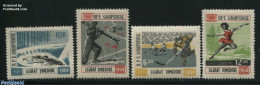 Delcampe - Albania 1963 Olympic Winter Games 4v, Mint NH, Sport - (Bob) Sleigh Sports - Ice Hockey - Olympic Winter Games - Invierno