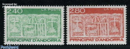 Delcampe - Andorra, French Post 1993 Definitives 2v, Mint NH, History - Coat Of Arms - Unused Stamps