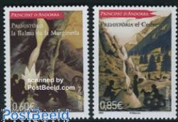 Delcampe - Andorra, French Post 2007 Prehistory 2v, Mint NH, History - Archaeology - Unused Stamps