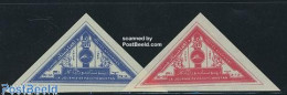 Delcampe - Afghanistan 1960 Pastunistan Day 2v Imperforated, Mint NH, History - Coat Of Arms - Afghanistan