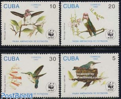 Delcampe - Cuba 1992 WWF, Hummingbirds 4v, Mint NH, Nature - Birds - World Wildlife Fund (WWF) - Hummingbirds - Neufs