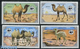 Delcampe - Mongolia 1985 WWF, Camel 4v, Mint NH, Nature - Animals (others & Mixed) - Camels - World Wildlife Fund (WWF) - Mongolie