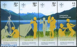 Delcampe - Argentina 2007 Scouting Centenary 4v [:::], Mint NH, Sport - Mountains & Mountain Climbing - Scouting - Ungebraucht