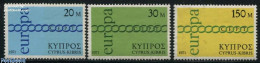 Delcampe - Cyprus 1971 Europa 3v, Mint NH, History - Europa (cept) - Neufs