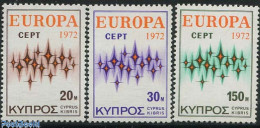 Delcampe - Cyprus 1972 Europa CEPT 3v, Mint NH, History - Europa (cept) - Neufs