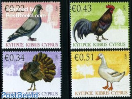 Delcampe - Cyprus 2009 Birds 4v, Mint NH, Nature - Animals (others & Mixed) - Birds - Poultry - Neufs