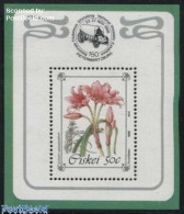 Delcampe - Ciskei 1988 Flowers S/s, Mint NH, Nature - Flowers & Plants - Ciskei