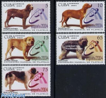 Delcampe - Cuba 2004 Espana, Dogs 5v, Mint NH, Nature - Dogs - Philately - Neufs