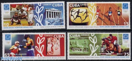 Delcampe - Cuba 2004 Olympic Games 4v, Mint NH, Nature - Sport - Horses - Athletics - Baseball - Boxing - Olympic Games - Sport (.. - Neufs