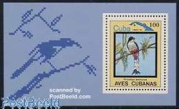 Delcampe - Cuba 1983 Bird S/s, Mint NH, Nature - Various - Birds - Maps - Neufs