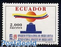 Delcampe - Ecuador 1997 America Congress 1v, Mint NH - Ecuador