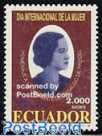 Delcampe - Ecuador 1998 Int. Woman Day 1v, Mint NH, History - Ecuador