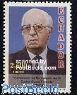 Delcampe - Ecuador 1998 C. Cueva Tamariz 1v, Mint NH, History - Various - Politicians - Justice - Ecuador