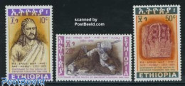 Delcampe - Ethiopia 1968 Emperor Theodor 3v, Mint NH - Ethiopie