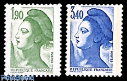 Delcampe - France 1986 Definitives 2v, Mint NH - Neufs