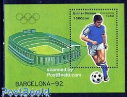 Delcampe - Guinea Bissau 1989 Olympic Games S/s, Mint NH, Sport - Football - Olympic Games - Guinée-Bissau