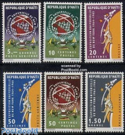 Delcampe - Haiti 1965 World Expo New York 6v, Mint NH, Transport - Various - Space Exploration - World Expositions - Haïti
