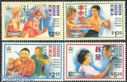 Delcampe - Hong Kong 1995 Movie Stars 4v, Mint NH, Performance Art - Movie Stars - Ongebruikt