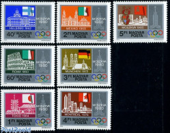 Delcampe - Hungary 1979 Preolympic Games 7v, Mint NH, History - Sport - Flags - Olympic Games - Ungebraucht