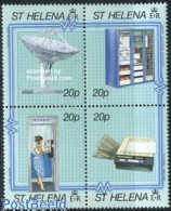 Delcampe - Saint Helena 1990 Telecommunication 4v [+], Mint NH, Science - Telecommunication - Télécom