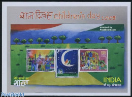 Delcampe - India 2008 Childrens Day S/s, Mint NH, Art - Children Drawings - Neufs