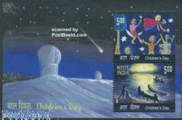 Delcampe - India 2007 Children Day S/s, Mint NH, Science - Transport - Various - Astronomy - Ships And Boats - Toys & Children's .. - Neufs