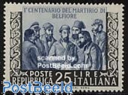 Delcampe - Italy 1952 Belfiore Patriots 1v, Mint NH - Sonstige & Ohne Zuordnung