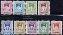 Delcampe - Kiribati 1981 Postage Due 9v, Mint NH, History - Nature - Coat Of Arms - Birds - Kiribati (1979-...)