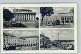 Delcampe - Dessau-Rosslau Dessau Landestheater Gaststaette Kornhaus Wilhelm Pieck Strasse - Dessau