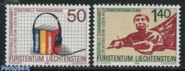 Delcampe - Liechtenstein 1988 Education 2v, Joint Issue Costa Rica, Mint NH, History - Performance Art - Science - Various - Euro.. - Neufs