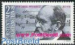 Delcampe - Liechtenstein 1989 Josef Rheinberger 1v, Mint NH, Performance Art - Music - Neufs