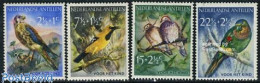 Delcampe - Netherlands Antilles 1958 Child Welfare, Birds 4v, Unused (hinged), Nature - Birds - Parrots - Autres & Non Classés