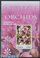 Delcampe - Liberia 2007 Orchids S/s, Disa Crassicornis, Mint NH, Nature - Flowers & Plants - Orchids - Autres & Non Classés