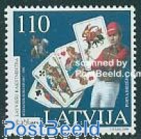 Delcampe - Latvia 1999 R. Blaumanis 1v, Mint NH, Sport - Playing Cards - Autres & Non Classés