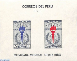 Delcampe - Peru 1961 Olympic Games S/s, Mint NH, Sport - Olympic Games - Autres & Non Classés