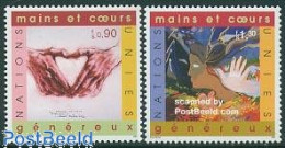 Delcampe - United Nations, Geneva 2001 Jobs Of Honour 2v, Mint NH - Autres & Non Classés