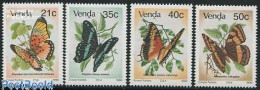 Delcampe - South Africa, Venda 1990 Butterflies 4v, Mint NH, Nature - Butterflies - Venda