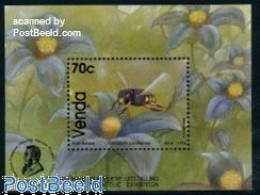 Delcampe - South Africa, Venda 1992 Bees S/s, Mint NH, Nature - Bees - Insects - Venda