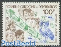 Delcampe - New Caledonia 1982 Overseas Week 1v, Mint NH, Nature - Various - Birds - Maps - Pigeons - Unused Stamps