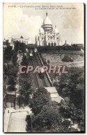 Delcampe - CPA Paris Le Funiculaire De La Basilique Du Sacre Coeur De Montmartre - Sacré-Coeur